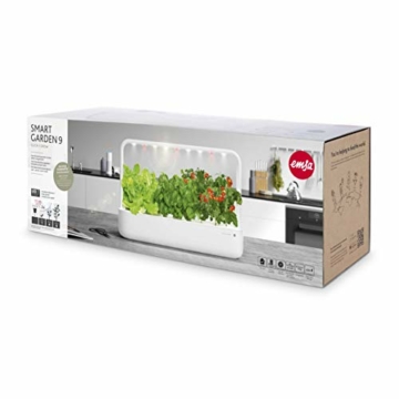 Click & Grow Smart Garden 9 Indoor-Garten M5261900, passend für 9 Kräuterkapseln, weiß - 9