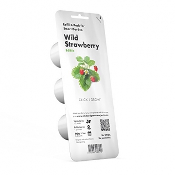 Emsa M5260600 Click und Grow Substratkapsel Wilde Erdbeere, Nachfüllpackung für Smart Garden, 3er-Set - 1