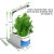 Intelligente Hydroponik-Gartenbeleuchtung, Indoor-Garten-Kit mit Schreibtischlampenfunktion, LED-Pflanzenlicht, Mini-Indoor-Garten-System für Kräutersalat-Gemüseblumen - Samen nicht enthalten (blau) - 8