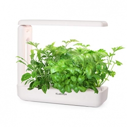 Klarstein GrowIt Cuisine • Smart Indoor Garden Anzuchtsystem • Hydroponik • bis zu 12 Pflanzen in 25-40 Tagen • automatisches LED-Beleuchtungs- und Bewässerungssystem • 2 L Wassertank • Grow It Smart! - 1