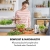 Klarstein GrowIt Cuisine - Smart Indoor Garden Anzuchtsystem, Hydroponik, bis zu 28 Pflanzen in 25-40 Tagen, automatisches LED-Beleuchtungs- und Bewässerungssystem, 8 L Wassertank, Grow It Smart! - 4